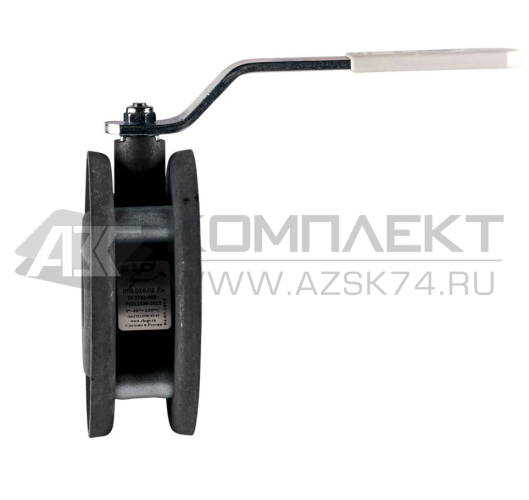 Кран шаровый стальной оцинкованный межфланцевый LD Стриж Ду 100