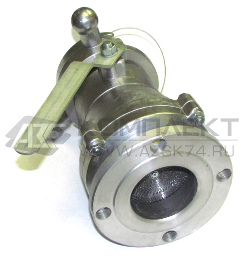 Узел наполнения с краном шаровым