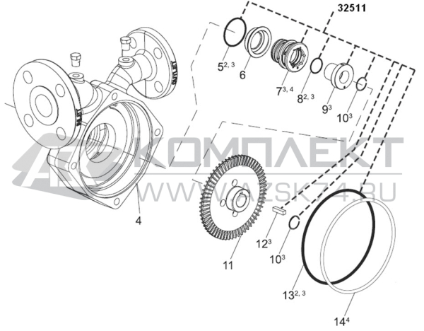 Ремкомплект Corken FD-150
